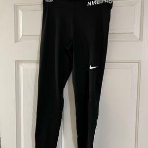 Women Nike Athletic Leggings Large